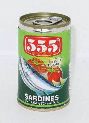 555 Sardines in Tomato Sauce 155g - Crown Supermarket
