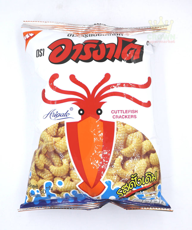 Arigato Cuttlefish Crackers 50g - Crown Supermarket