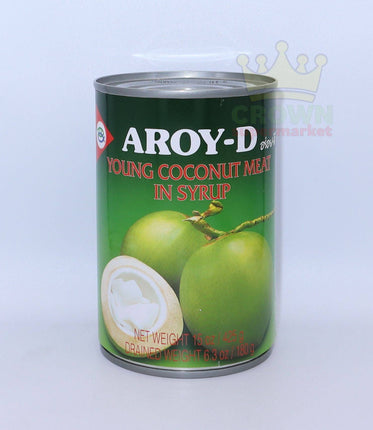 Aroy-D Young Coconut Meat in Syrup 425g - Crown Supermarket