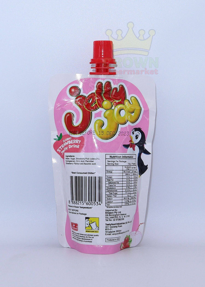 Jelly Joy Slurpy Strawberry Jelly Drink 150g Crown Supermarket