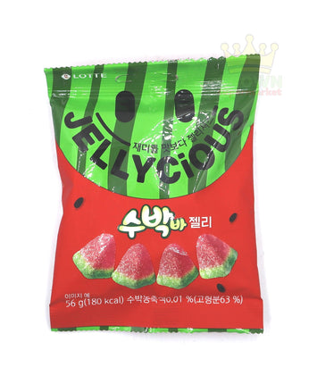 Lotte Jellycious Watemelon Jelly 56g - Crown Supermarket
