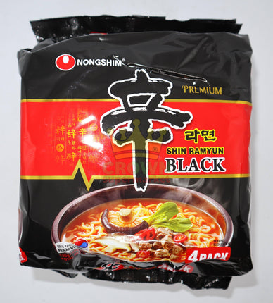 Nongshim Shin Ramyun Black 4x130g - Crown Supermarket