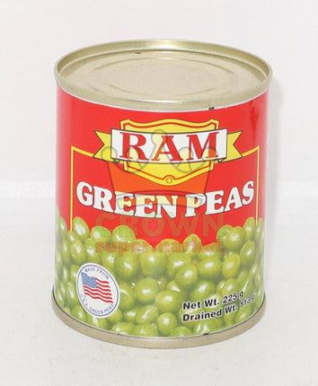 Ram Green Peas 225g - Crown Supermarket