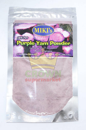 Miki's Purple Yam Powder (100% Pure) 100g - Crown Supermarket