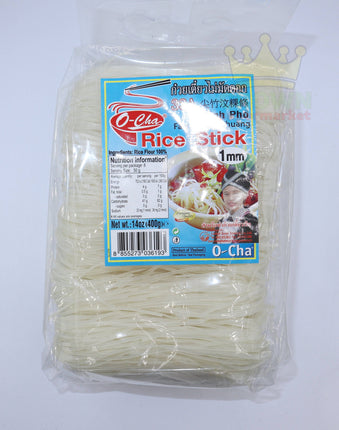 O-Cha Rice Stick 1mm 400g - Crown Supermarket
