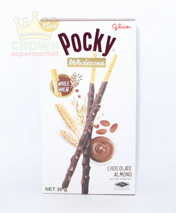 Glico Pocky Wholesome Whole Wheat Chocolate Almond 36g - Crown Supermarket