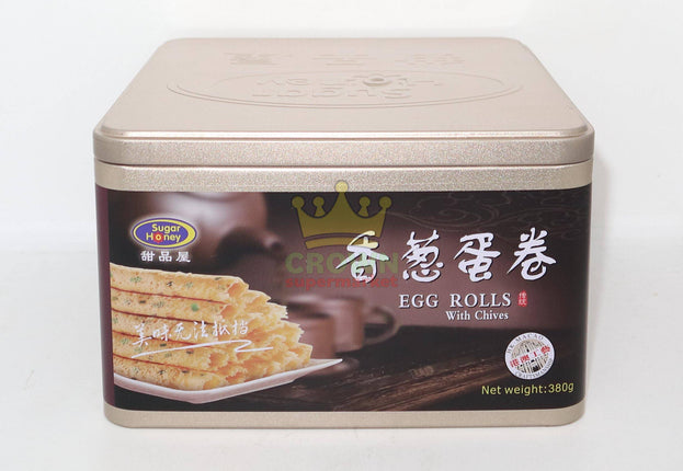 Sugar Honey Egg Rolls with Chives 380g - Crown Supermarket