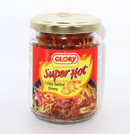 Glory Super Hot Crispy Sambal Shrimp 100g - Crown Supermarket