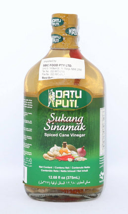 Datu Puti Sukang Sinamak (Spiced Cane Vinegar) 375ml - Crown Supermarket