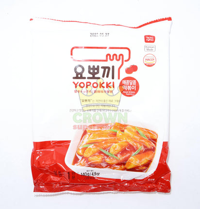 Young Poong Yopokki Sweet & Spicy Topokki packet 140g - Crown Supermarket