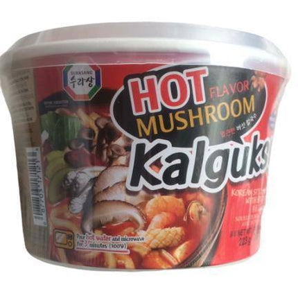 Surasang Hot Mushroom Kalguksu Thick Noodle Soup 223g - Crown Supermarket