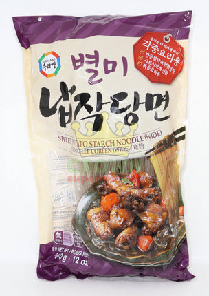 Surasang Sweet Potato Starch Noodle (Wide) 340g - Crown Supermarket