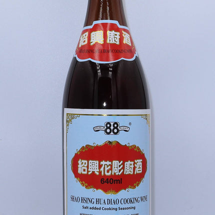 88 Shao Hsing Hua Diao Cooking Wine (Blue) 640ml - Crown Supermarket