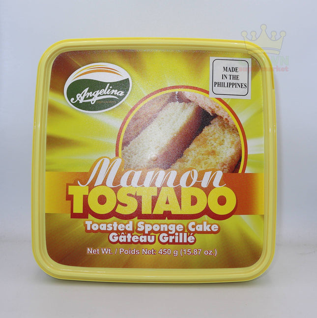 Angelina Mamon Tostado (Toasted Sponge Cake) 450g - Crown Supermarket