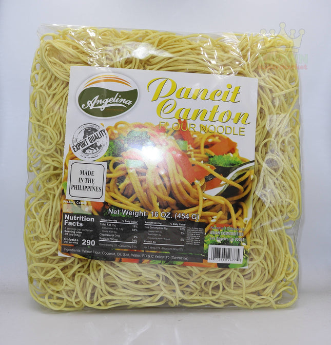 Angelina Pancit Canton (Flour Noodle) 454g - Crown Supermarket