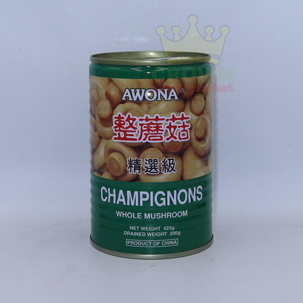 Awona Champignons Whole Mushroom 425g - Crown Supermarket
