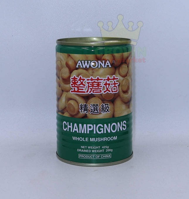 Awona Champignons Whole Mushroom 425g - Crown Supermarket