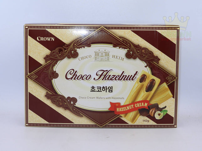Crown Choco Cream Wafers with Hazelnuts 142g