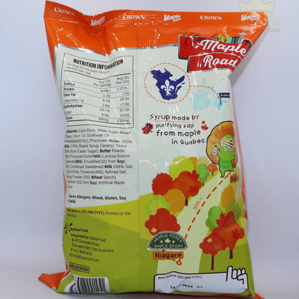 Crown Caramel Maple Corn Chips with Canadian Maple Syrup 154g - Crown Supermarket