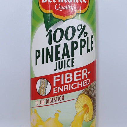 Del Monte 100% Pineapple Juice Fiber-Enriched 1L