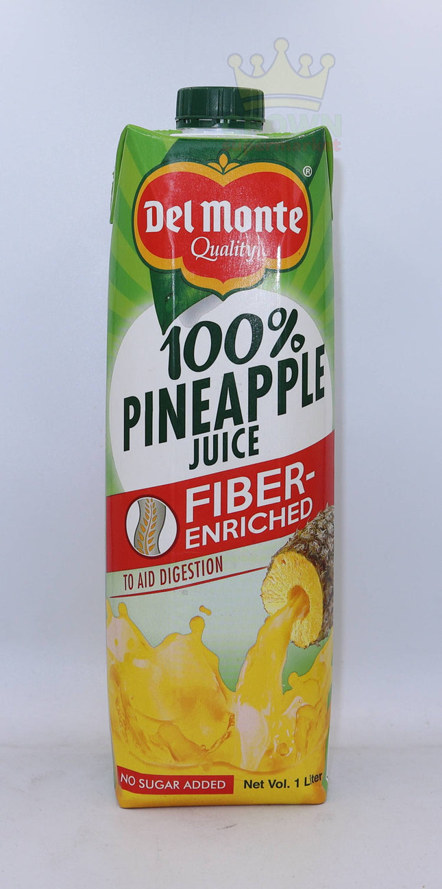 Del Monte 100% Pineapple Juice Fiber-Enriched 1L