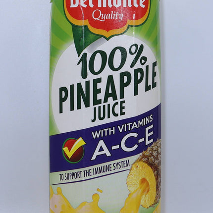 Del Monte 100% Pineapple Juice with Vitamins A-C-E 1L