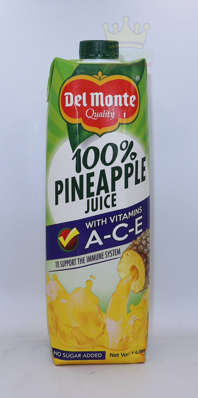 Del Monte 100% Pineapple Juice with Vitamins A-C-E 1L - Crown Supermarket