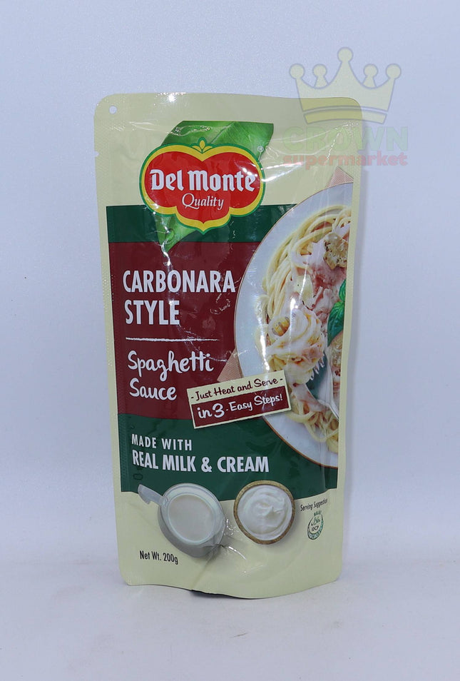 Del Monte Carbonara Spaghetti Sauce 200g - Crown Supermarket