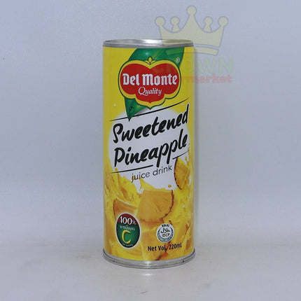 Del Monte Sweetened Pineapple Juice Drink 220ml - Crown Supermarket