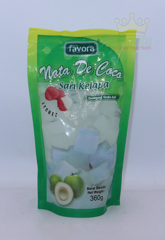 Favora Nata de Coco Lychee 360g