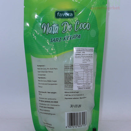 Favora Nata de Coco Cocopandan 360g