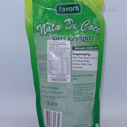 Favora Nata de Coco Melon 360g