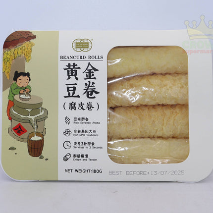 Golden Bai Wei Beancurd Rolls 180g