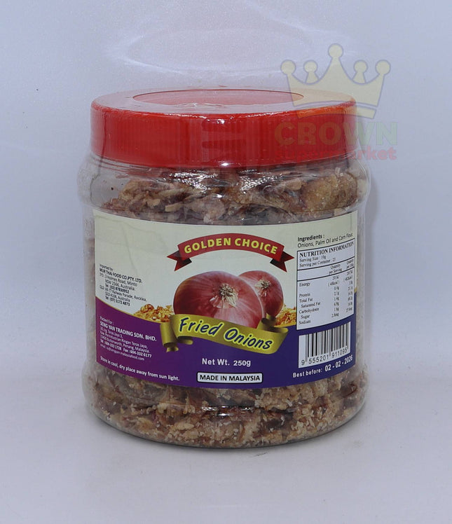 Golden Choice Fried Onions 250g - Crown Supermarket