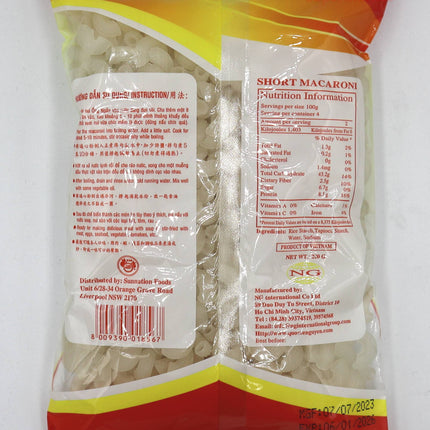 Golden Bell Short Macaroni (Nui Ong Ngan) 200g - Crown Supermarket