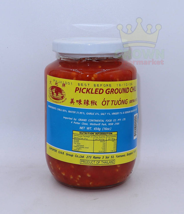 Grand Continental Food Pickled Ground Chili 454g