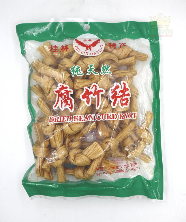 Gui Lin Jin Ying Dried Bean Curd Knot 200g - Crown Supermarket