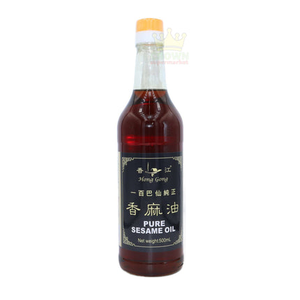 Hong Gong Pure Sesame Oil 500ml - Crown Supermarket