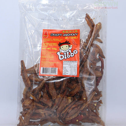 Hulu Crispy Anchovy Chili 110g