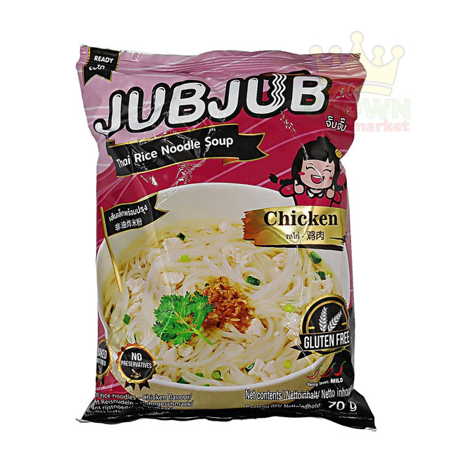 Jub Jub Thai Rice Noodle Soup Chicken 70g