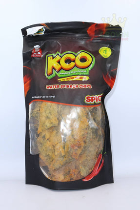 KCO Water Spinach Chips (KangKong Chips) Spicy 120g