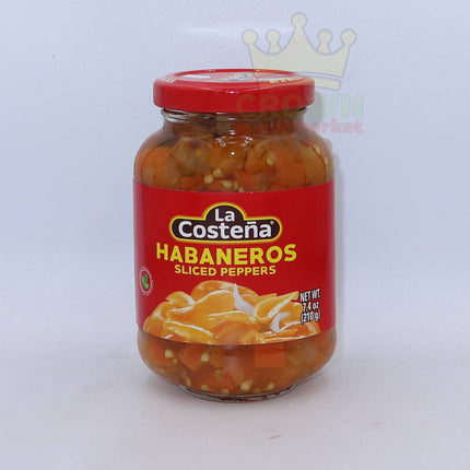 La Costena Habaneros Sliced Peppers 210g - Crown Supermarket