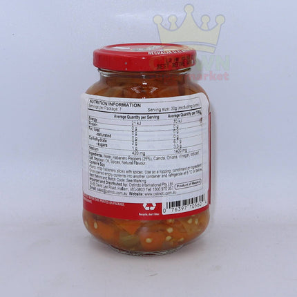 La Costena Habaneros Sliced Peppers 210g - Crown Supermarket