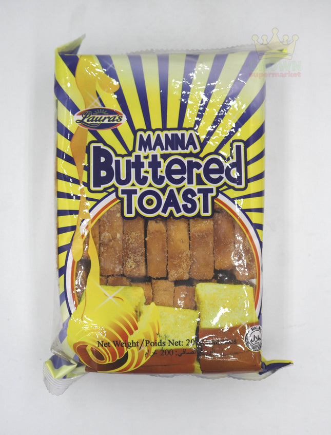 Laura's Manna Buttered Toast 200g - Crown Supermarket