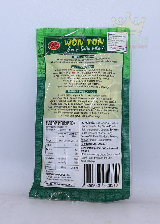 Lee Wonton Soup Base Mix 45g - Crown Supermarket