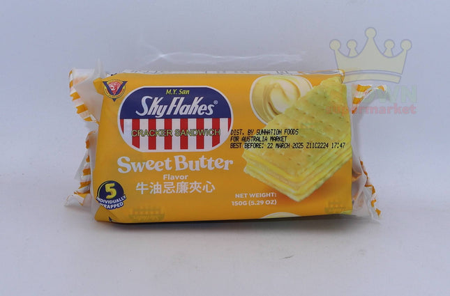 M.Y. San SkyFlakes Sweet Butter Flavor 150g - Crown Supermarket
