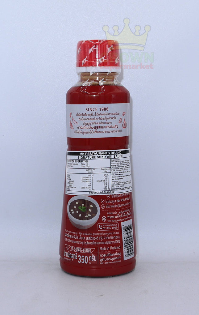 MK Restaurants MK Suki Sauce 350g - Crown Supermarket