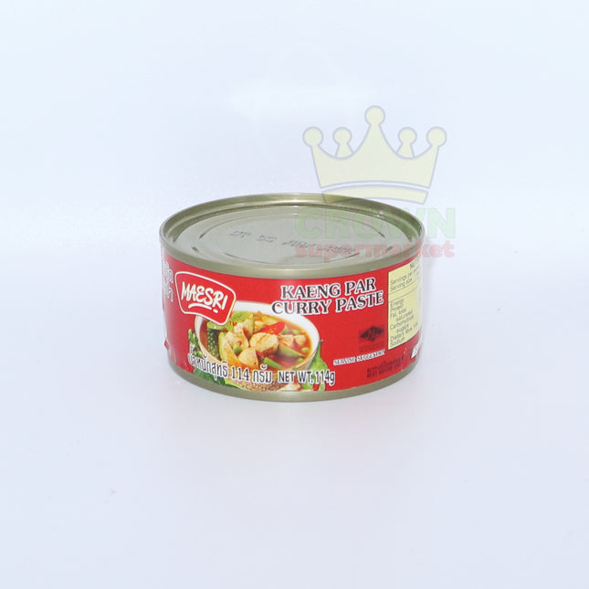 Maesri Kaeng Par Curry Paste 114g - Crown Supermarket