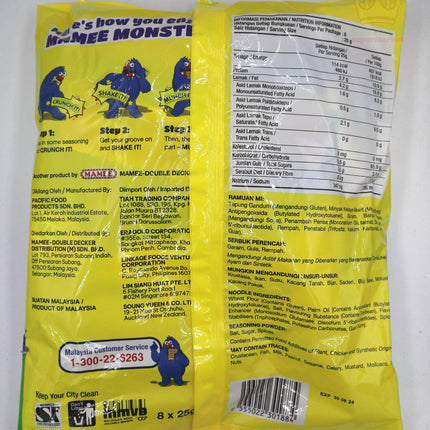 Mamee Monster Noodle Snack Chicken Flavor 8x25g - Crown Supermarket