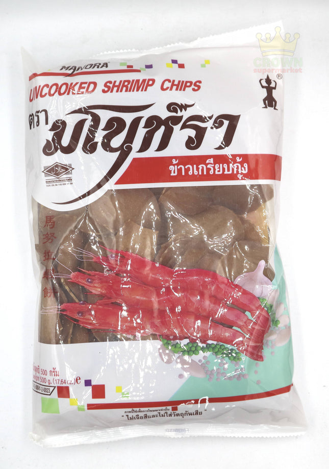 Manora Uncooked Shrimp Chips 500g